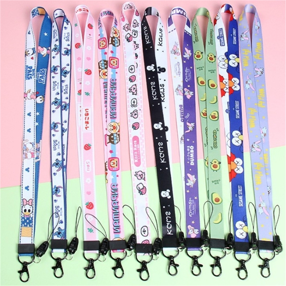 Custom Polyester/Nylon Sublimation Heat Transfer Printed Neck Lanyard with logo
