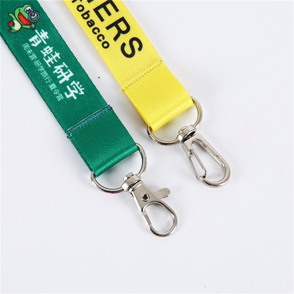 Custom Polyester/Nylon Sublimation Heat Transfer Printed Neck Lanyard with logo