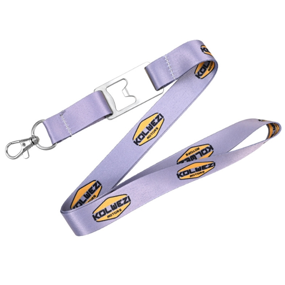 Eco-Friendly Custom RPET Lanyard with Safety Breakaway Lock