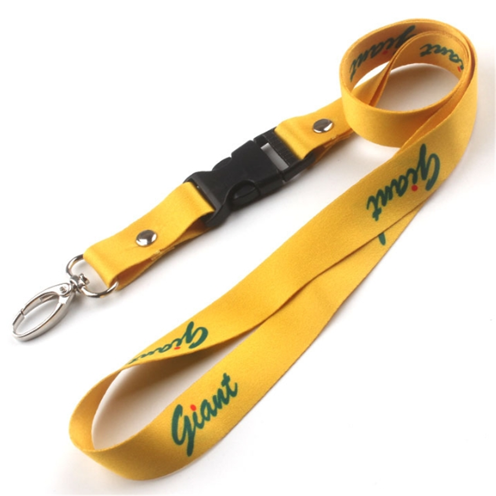 Eco-Friendly Custom RPET Lanyard with Safety Breakaway Lock