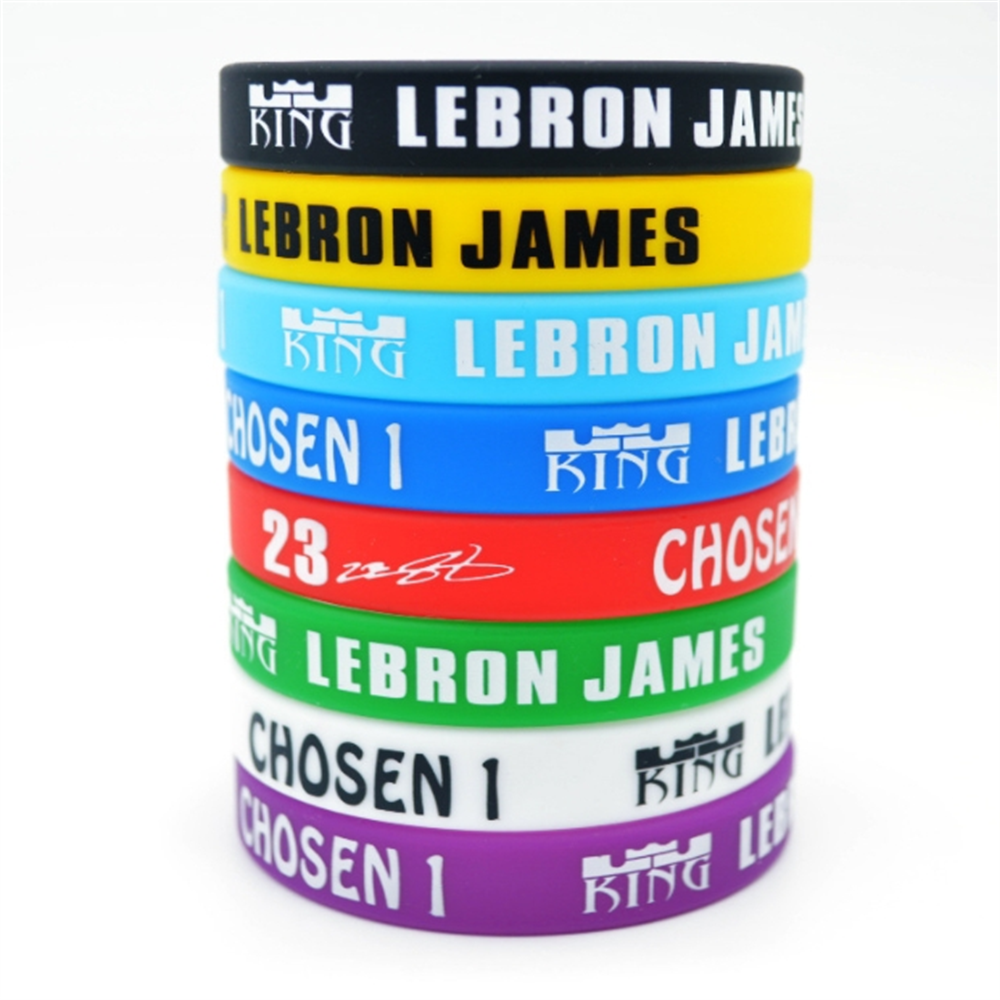 Promotional Custom Personalized Bracelet Sports Events Rubber Silicone Wristband