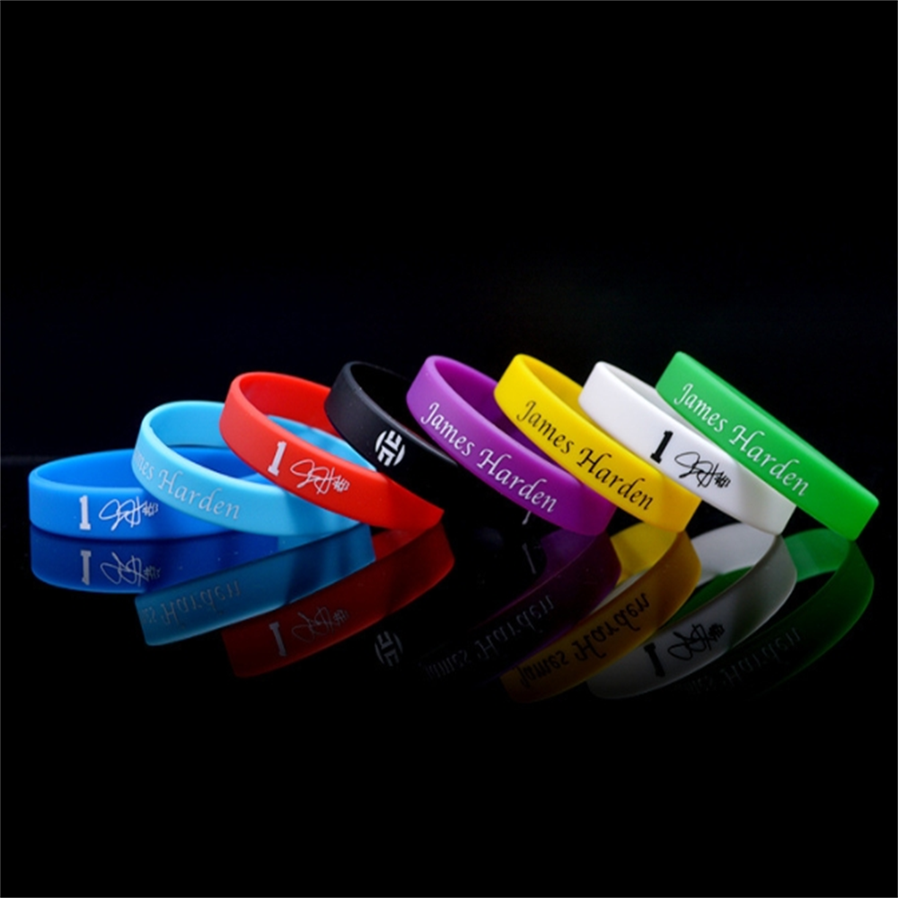 Promotional Custom Personalized Bracelet Sports Events Rubber Silicone Wristband