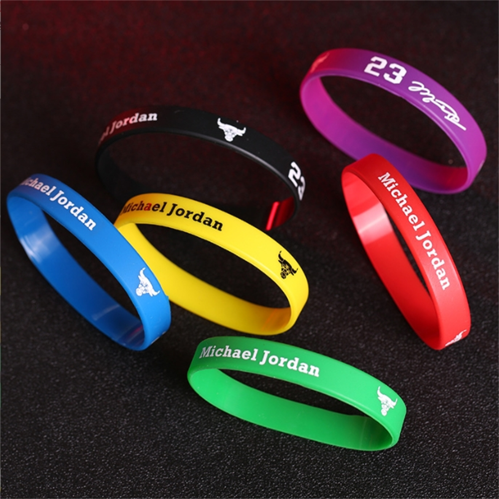 Promotional Custom Personalized Bracelet Sports Events Rubber Silicone Wristband