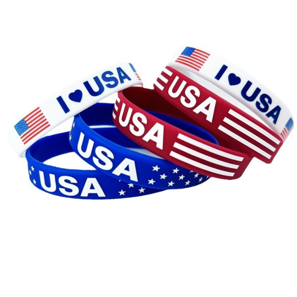 Custom Logo Fashion Sport Silicon Rubber Wrist Band Colorful Embossed Debossed Silicone Bracelet for Promotion Gift