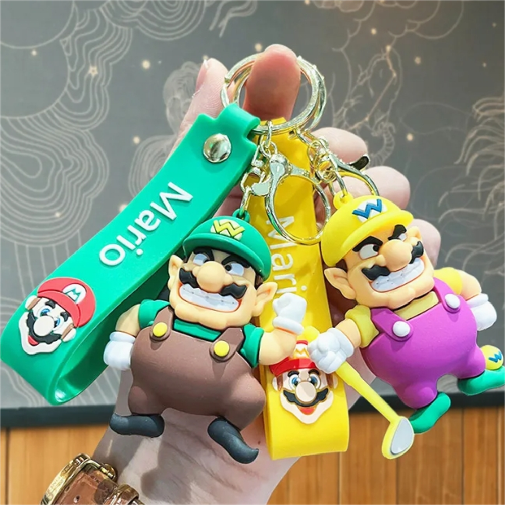 Wholesale Custom Cartoon 3D Keychain Promotional Gift Rubber Key Ring PVC Keychain