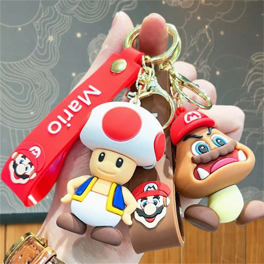 Wholesale Custom Cartoon 3D Keychain Promotional Gift Rubber Key Ring PVC Keychain