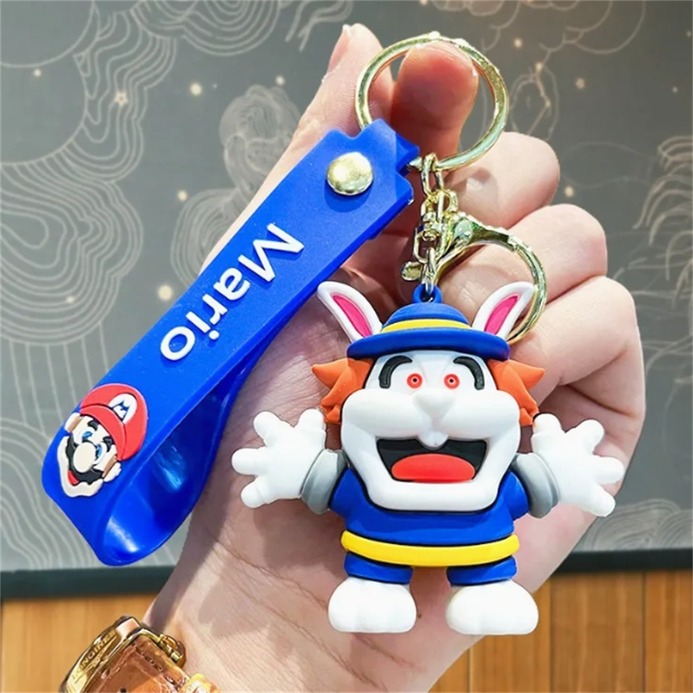 Wholesale Custom Cartoon 3D Keychain Promotional Gift Rubber Key Ring PVC Keychain