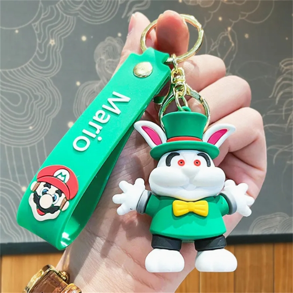 Wholesale Custom Cartoon 3D Keychain Promotional Gift Rubber Key Ring PVC Keychain