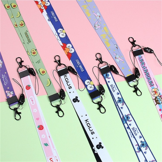 Custom Polyester/Nylon Sublimation Heat Transfer Printed Neck Lanyard with  logo
