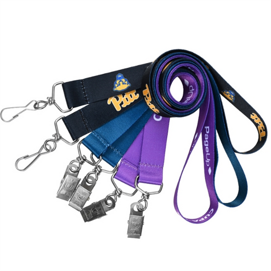 Eco-Friendly Custom  RPET Lanyard with Safety Breakaway Lock